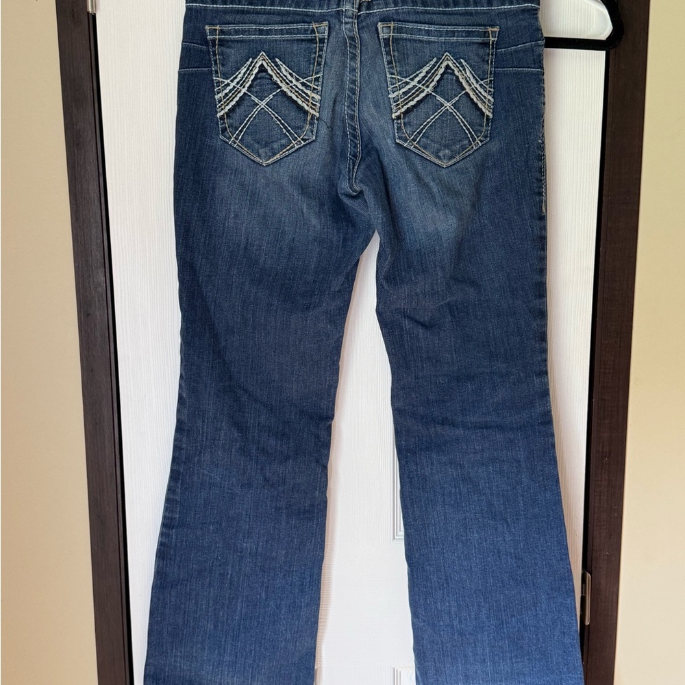 Ariat Dark Blue Women's Flare Jeans - Picture 3 of 5